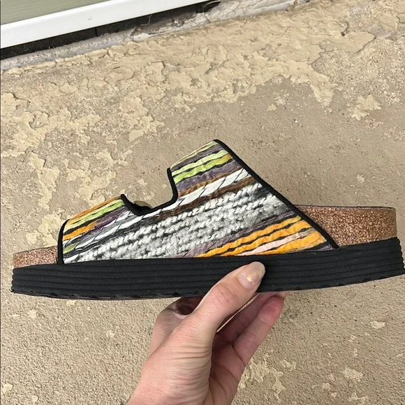 New Papillio Birkenstock Black Footbed Sandals - Picture 5 of 10